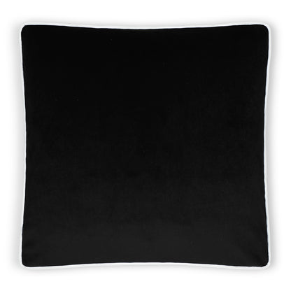 D.V. KAP HOME   22" x 22" Posh Box Pillow - Black Solid, Transitional    - 3733-B-2222