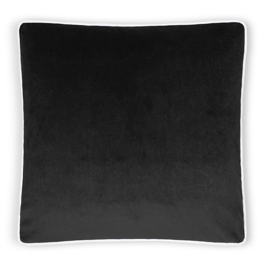 D.V. KAP HOME   22" x 22" Posh Box Pillow - Charcoal Solid, Transitional    - 3733-C-2222