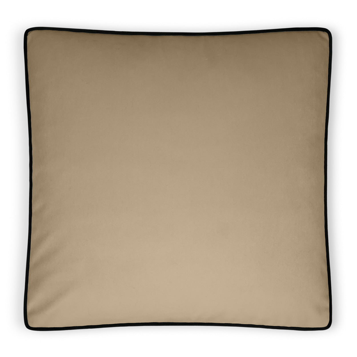 D.V. KAP HOME   22" x 22" Posh Box Pillow - Latte Solid, Transitional    - 3733-L-2222