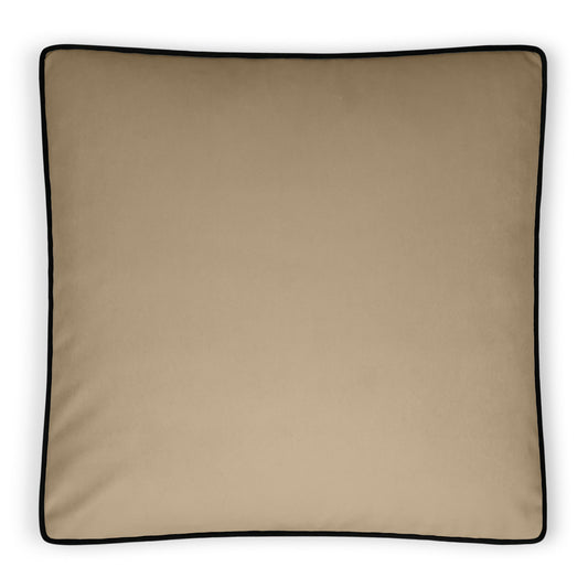 D.V. KAP HOME   22" x 22" Posh Box Pillow - Latte Solid, Transitional    - 3733-L-2222