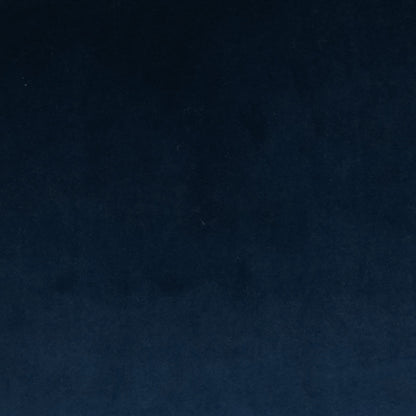 Dark navy velvet fabric close-up on a 22" x 22" pillow with a subtle gradient and soft nap.