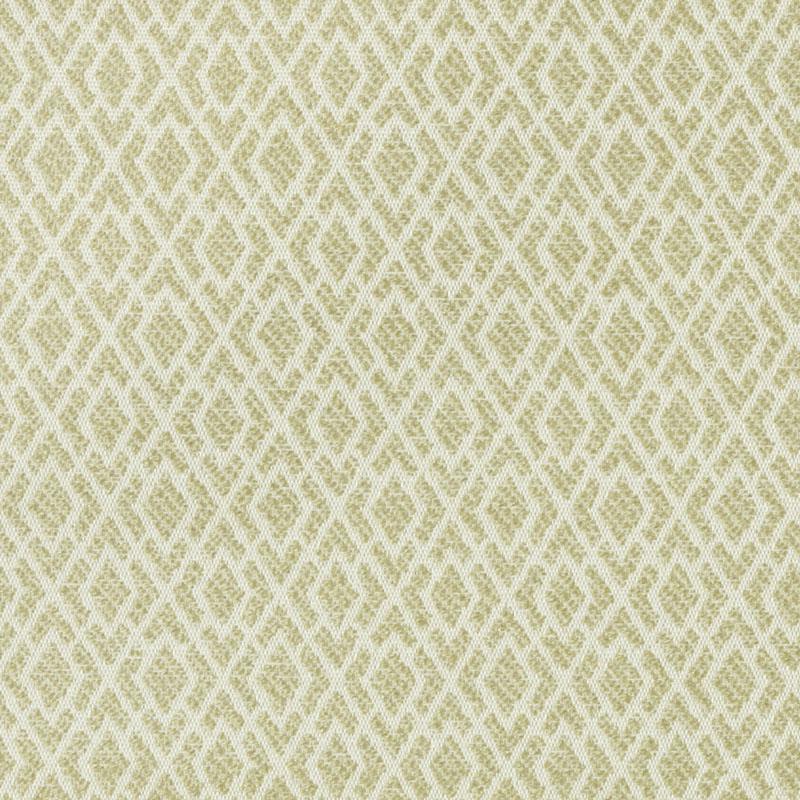 Beige woven fabric with a subtle white diamond lattice pattern; upholstery textile with a geometric, timeless style.