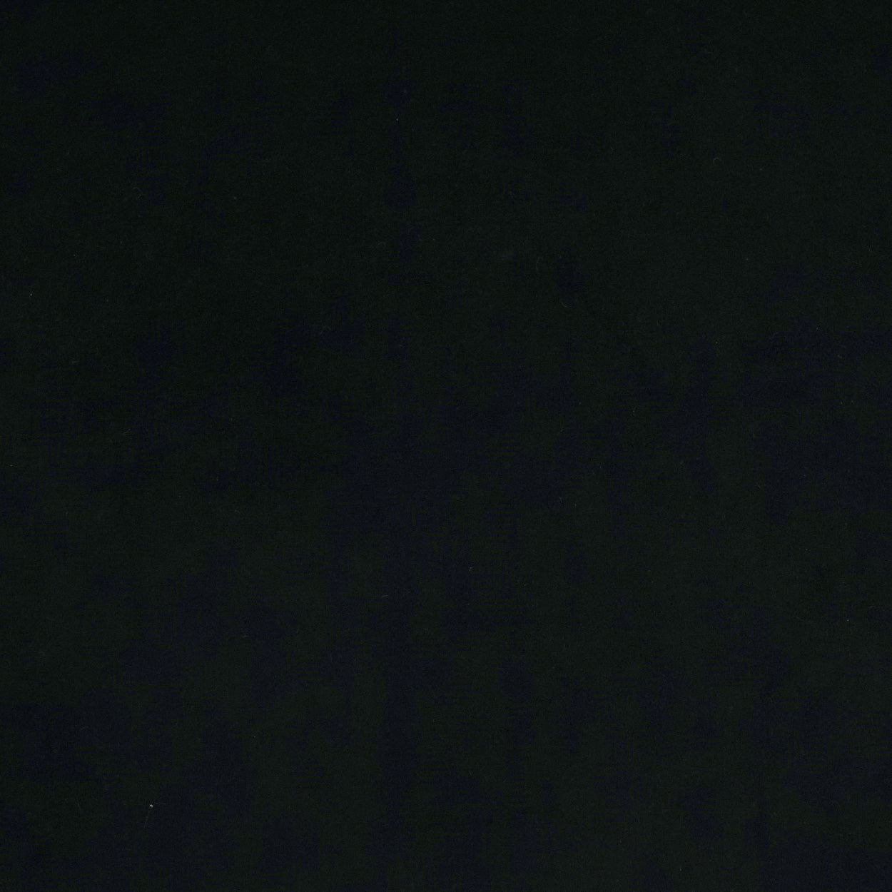 Black fabric swatch with smooth matte texture; soft textile suitable for apparel or craft projects.