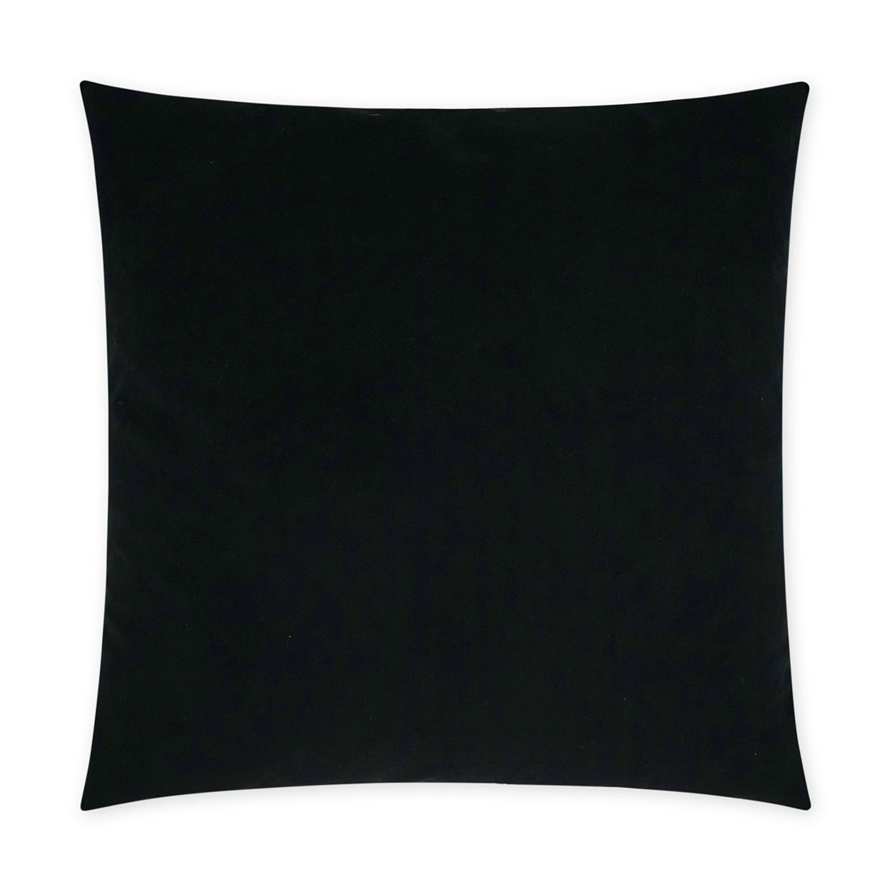 D.V. KAP HOME   24" x 24" Posh Duo Pillow - Black Solid, Transitional    - 3736-B-2424