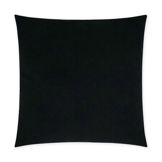 D.V. KAP HOME   24" x 24" Posh Duo Pillow - Black Solid, Transitional    - 3736-B-2424