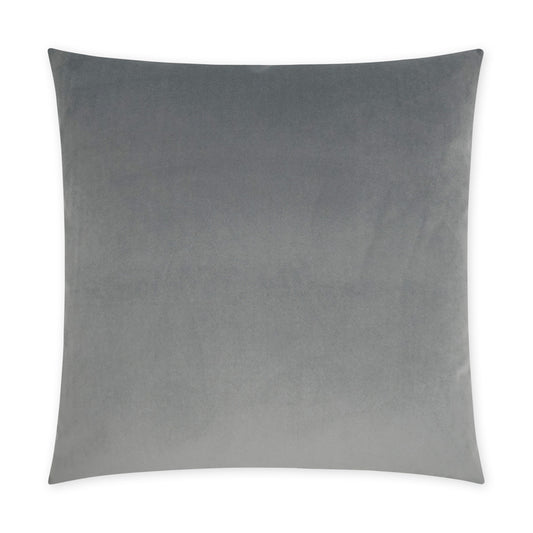 D.V. KAP HOME   24" x 24" Posh Duo Pillow - Grey Solid, Transitional    - 3736-G-2424