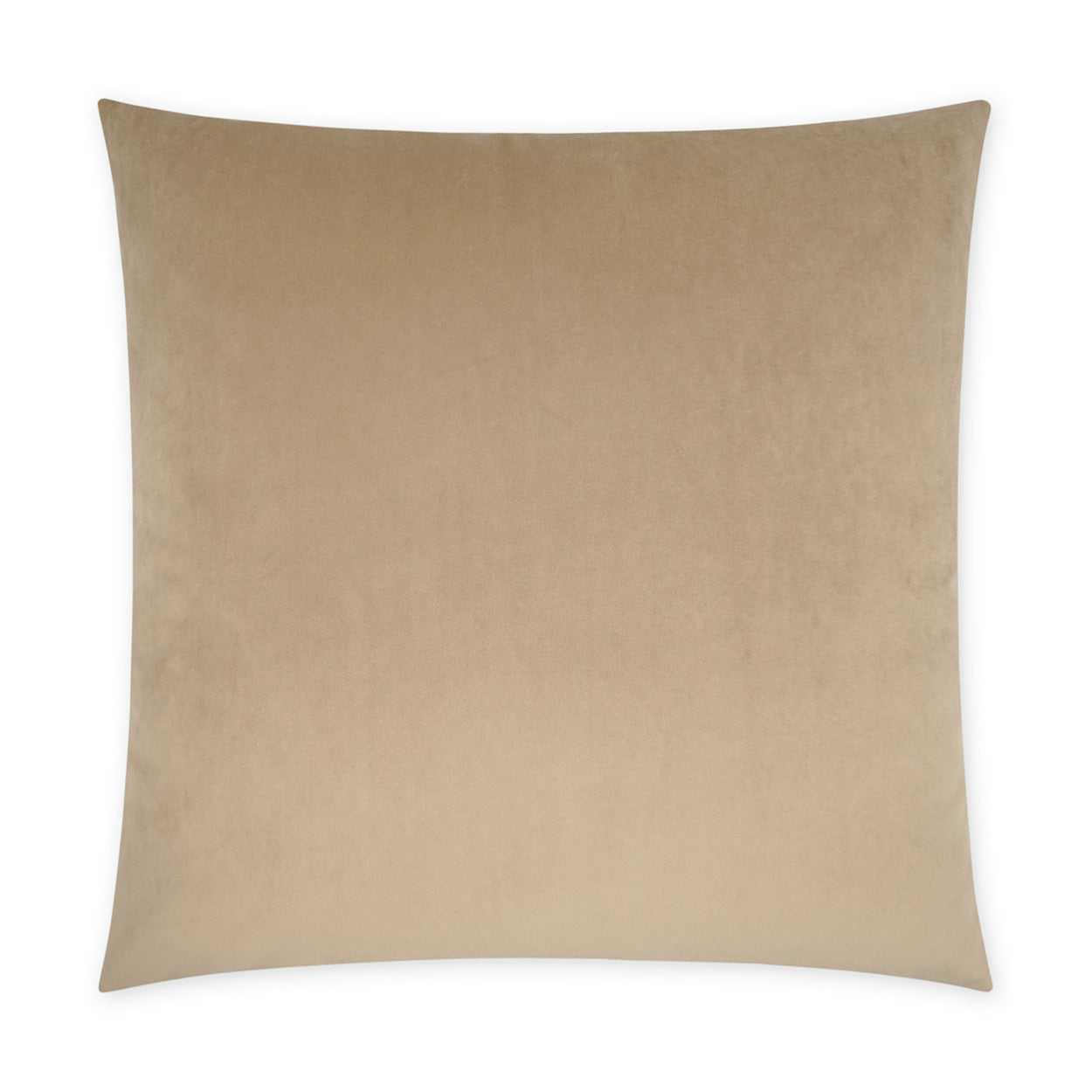 D.V. KAP HOME   24" x 24" Posh Duo Pillow - Latte Solid, Transitional    - 3736-L-2424