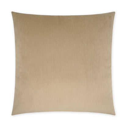 D.V. KAP HOME   24" x 24" Posh Duo Pillow - Latte Solid, Transitional    - 3736-L-2424