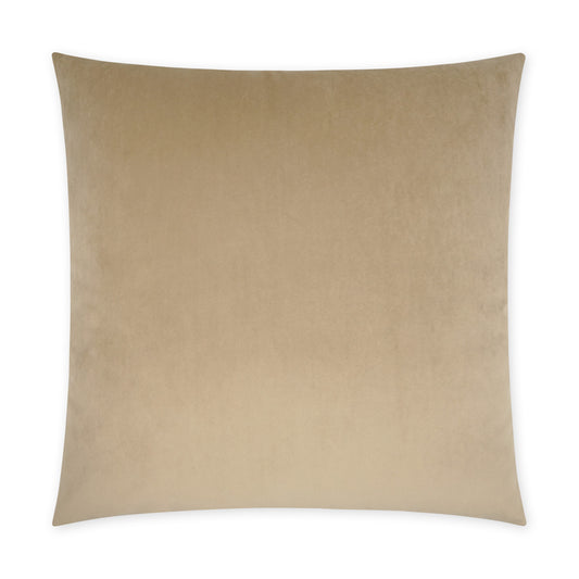 D.V. KAP HOME   24" x 24" Posh Duo Pillow - Latte Solid, Transitional    - 3736-L-2424