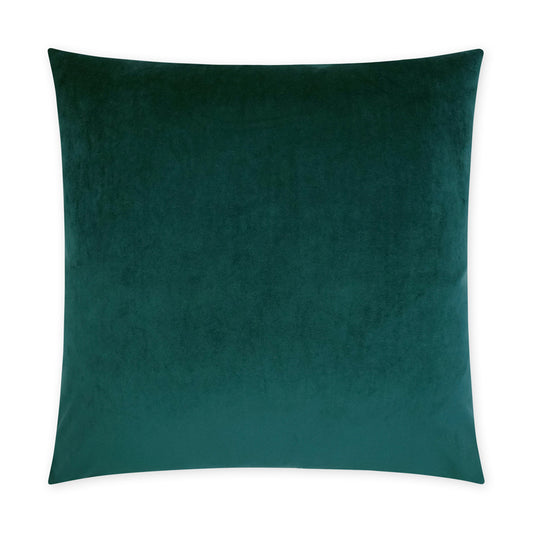 D.V. KAP HOME   24" x 24" Posh Duo Pillow - Teal Solid, Transitional    - 3736-T-2424