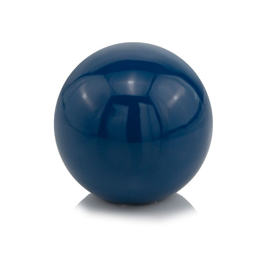 4" X 4" X 4" Blue Aluminum Classic Sphere