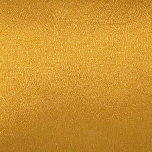 Golden yellow fabric texture with fine weave and soft, plush appearance