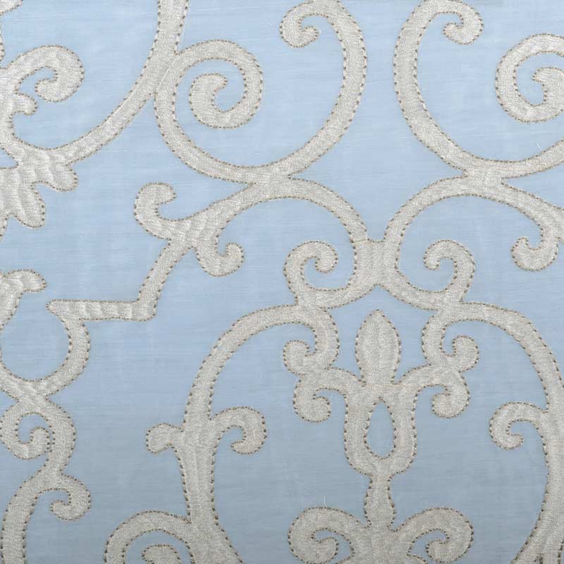 Duralee Monogram 800273H | 157-Chambray  Drapery     - 374135