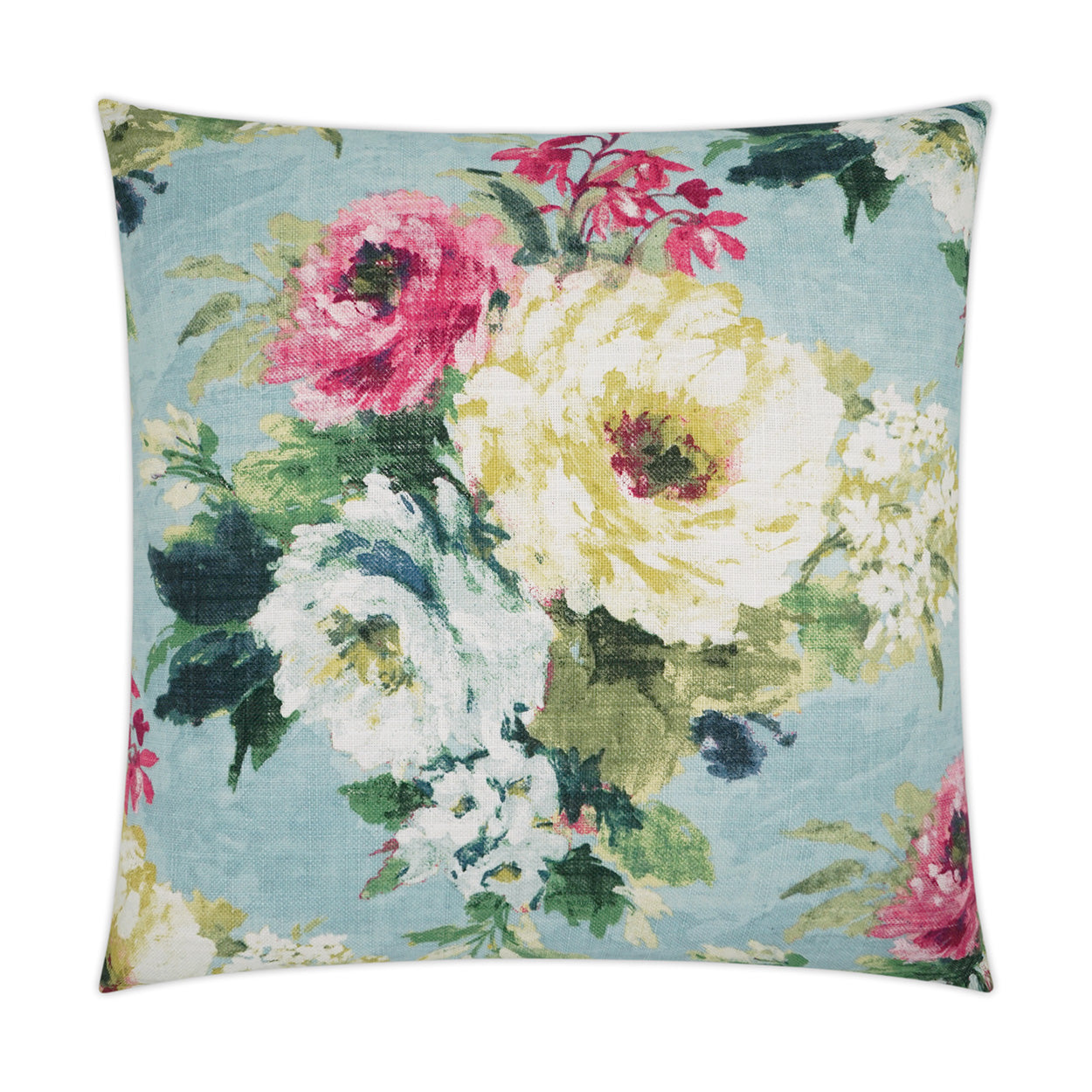 D.V. KAP HOME   24" x 24" Meraki Pillow Traditional, Floral    - 3742-2424