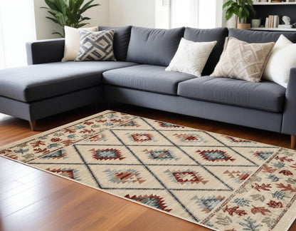 9' X 12' Ivory Area Rug