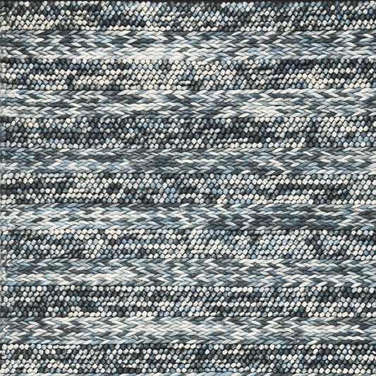 60 X 84 Blue Wool Rug