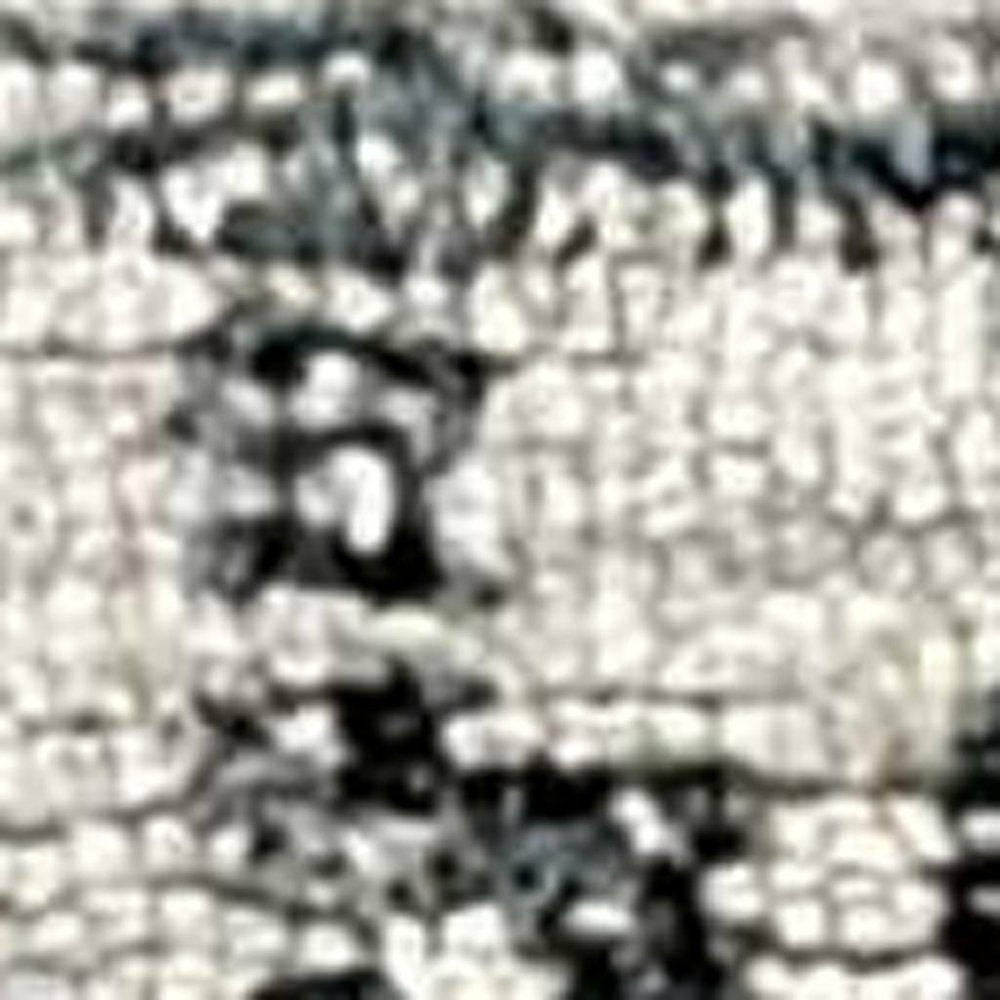 5' X 7' Ivory Gray And Red Wool Medallion Hand Tufted Distressed Area Rug