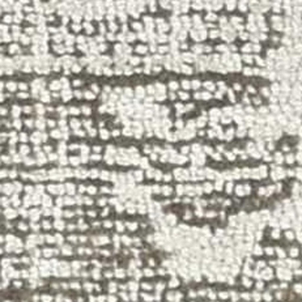 8' Ivory Gray And Green Wool Floral Hand Tufted Runner Rug