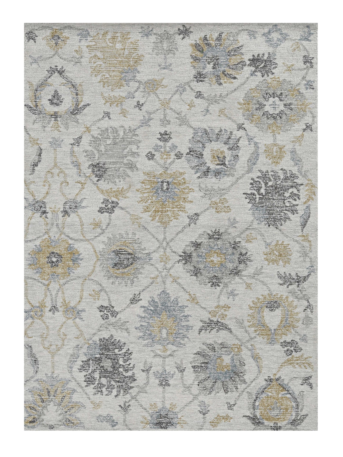 108 X 156 Ivory  Wool Rug