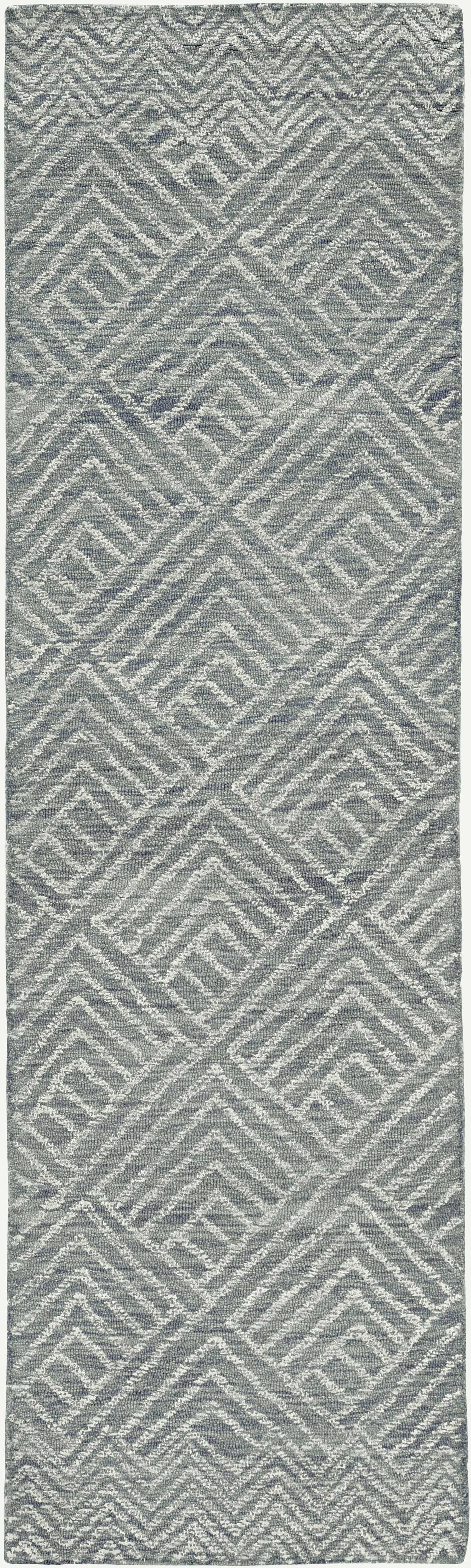 96 X 132 Denim Wool Rug