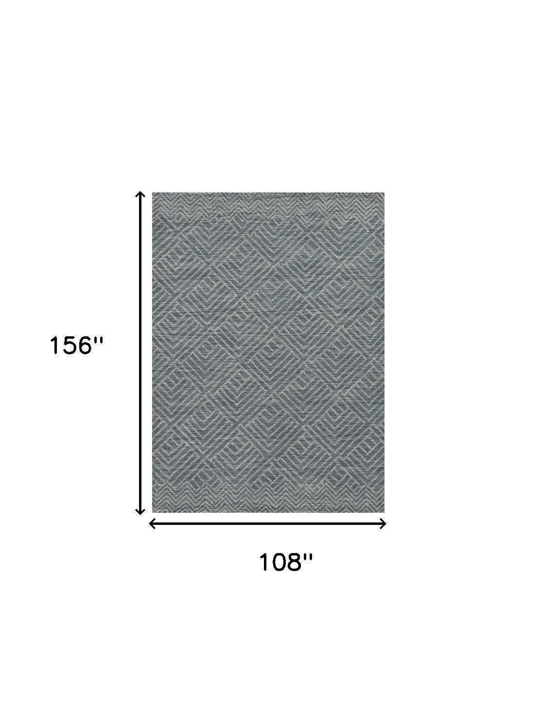 108 X 156 Denim Wool Rug