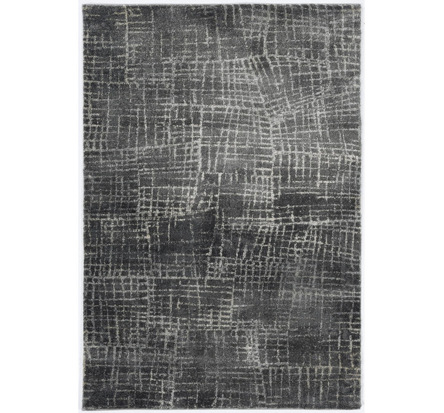 3' X 5' Gray Abstract Area Rug