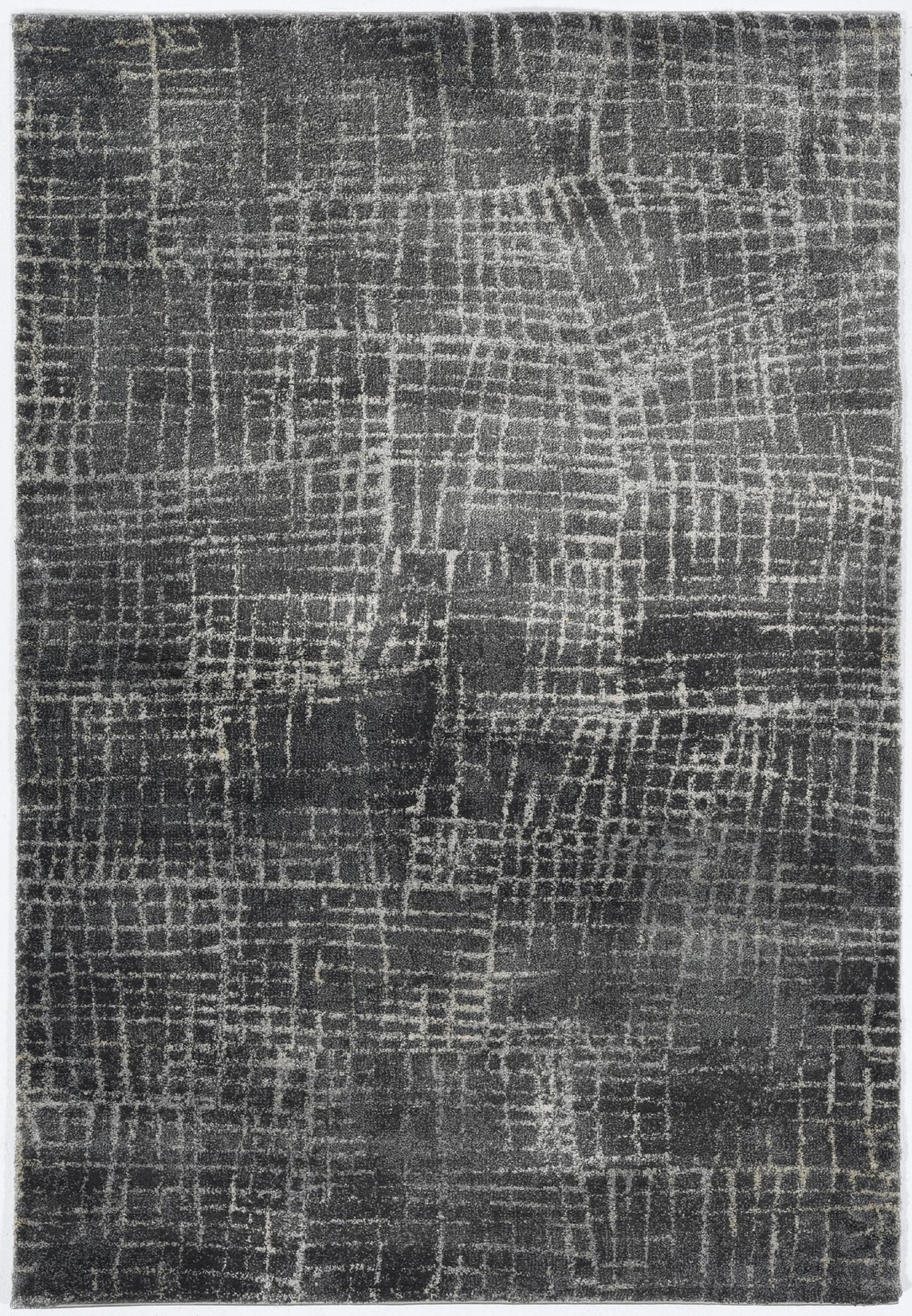 3' X 5' Gray Abstract Area Rug