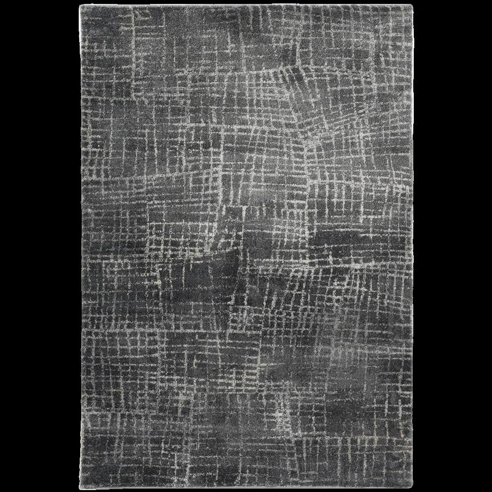 3' X 5' Gray Abstract Area Rug