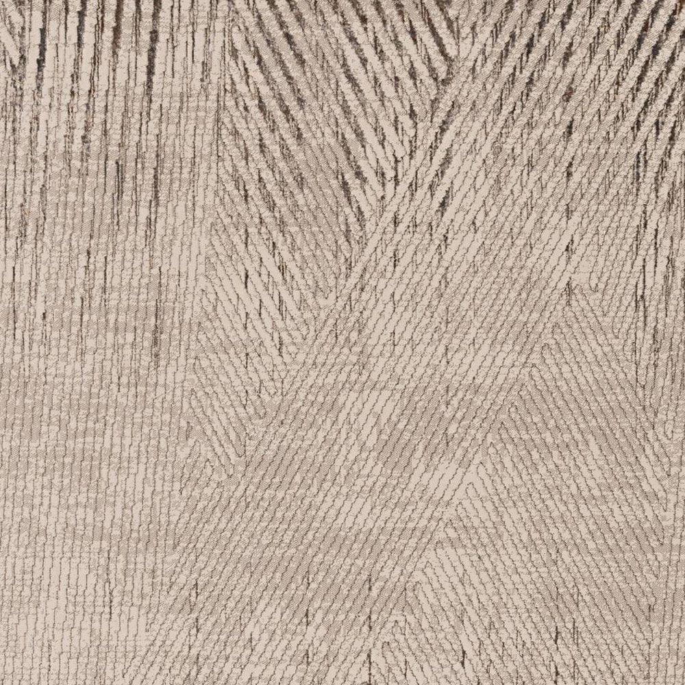 8' X 11' Gray And Ivory Geometric Area Rug