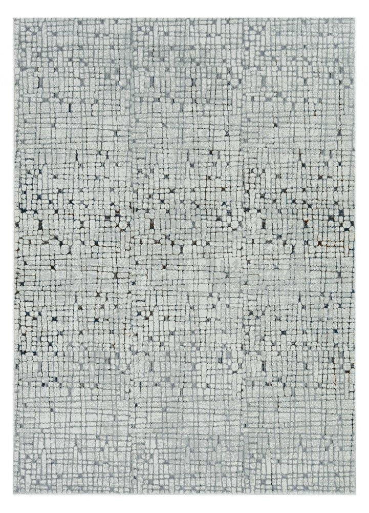 3' X 5' Gray And Black Abstract Area Rug