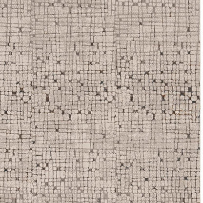 3' X 5' Gray And Black Abstract Area Rug