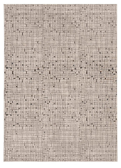 3' X 5' Gray And Black Abstract Area Rug