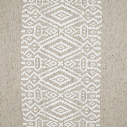 D.V. KAP HOME 3748-T-YARD Zinga Fabric - Twine Western Chic, Global, Farmhouse, Embroidery, Band , Ribbon  Tan,Taupe   - Zinga