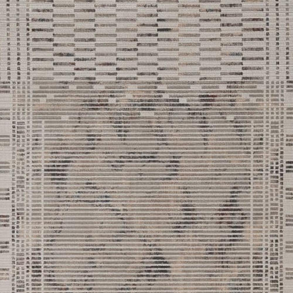 4' X 6' Beige And Brown Abstract Area Rug