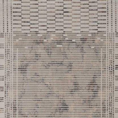 4' X 6' Beige And Brown Abstract Area Rug