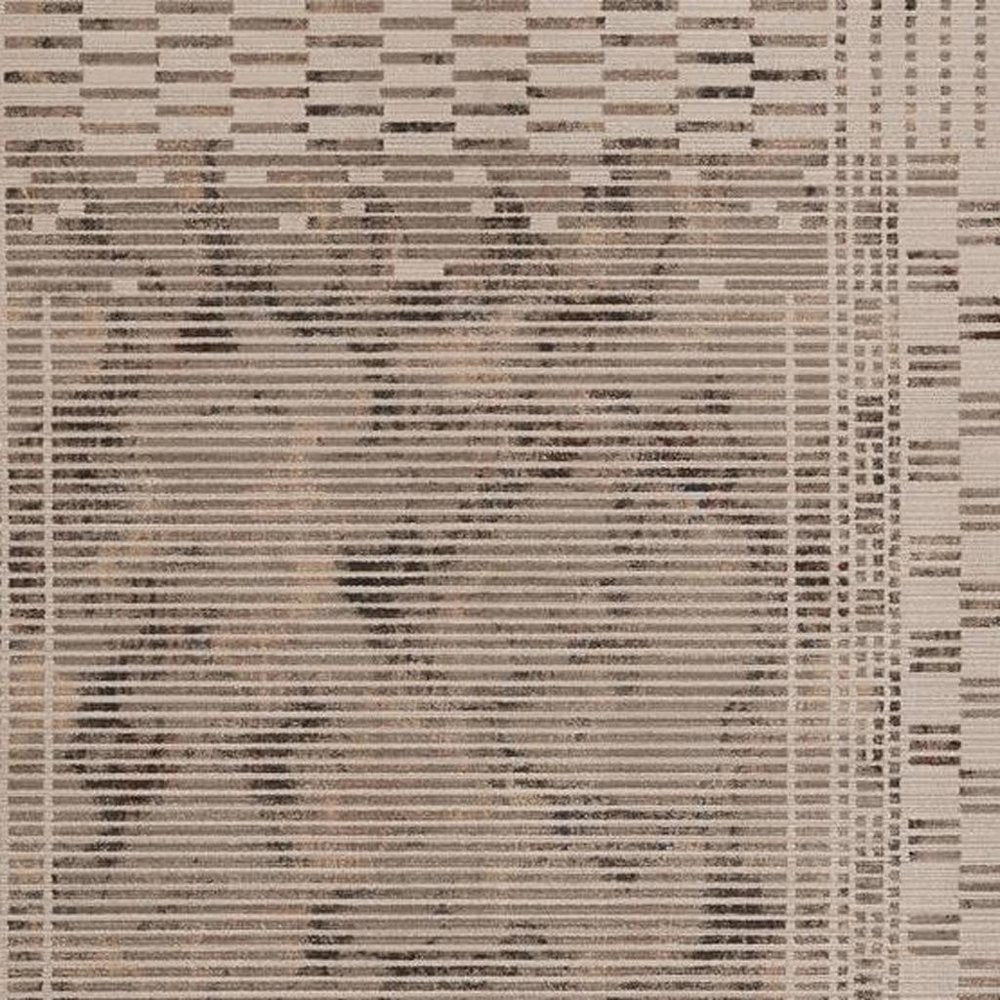4' X 6' Beige And Brown Abstract Area Rug