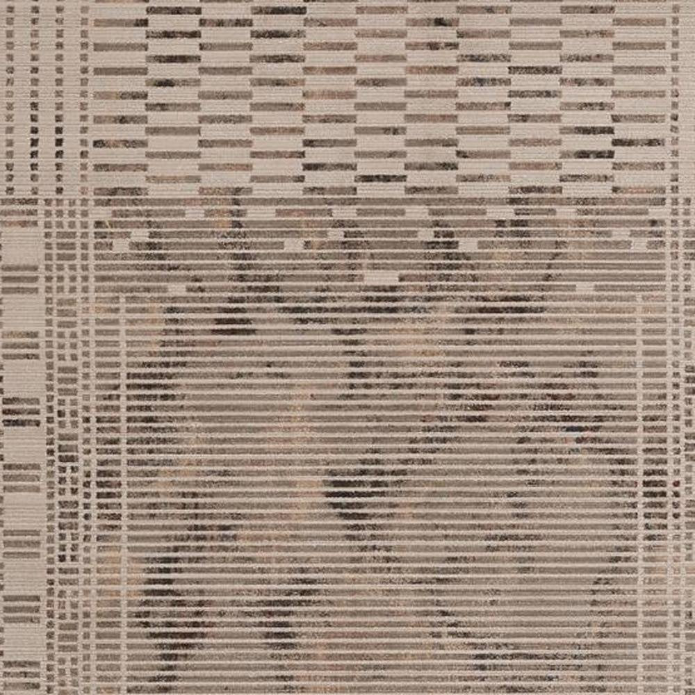 4' X 6' Beige And Brown Abstract Area Rug