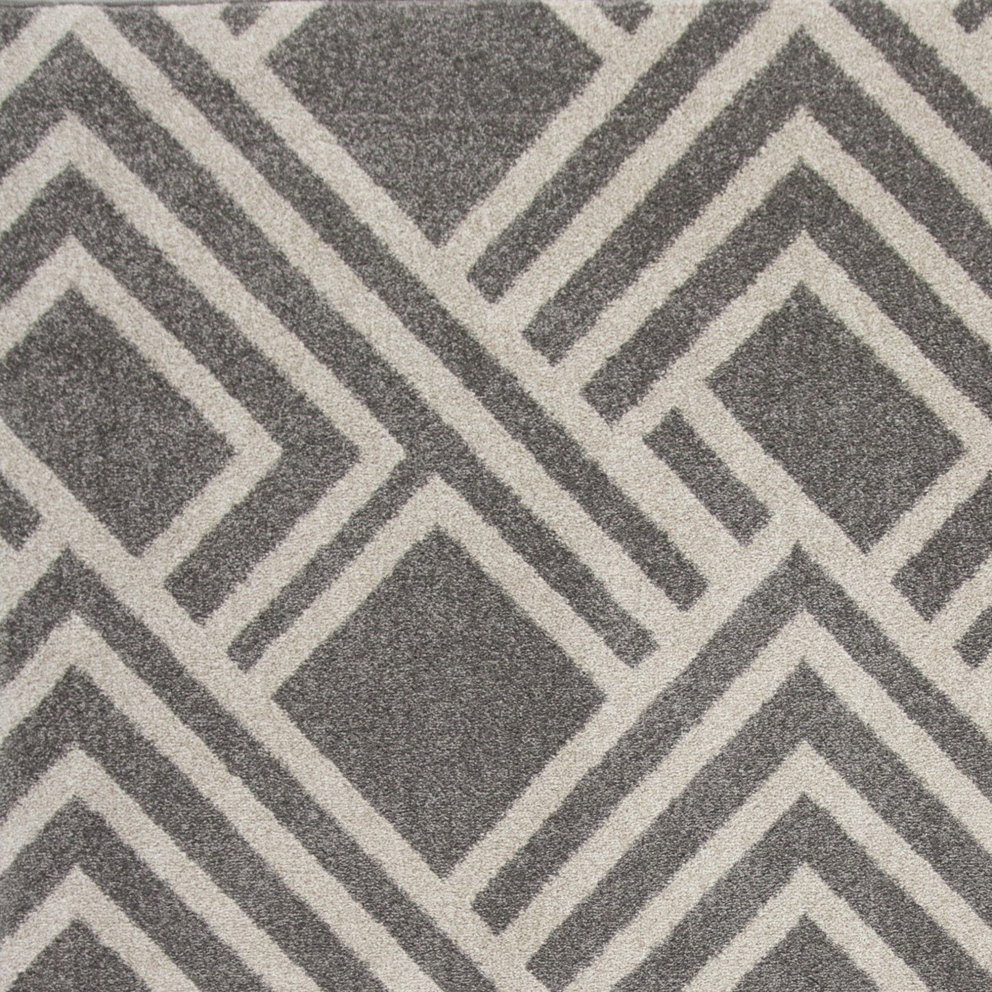 3' X 5' Gray Striped Indoor Outdoor Area Rug