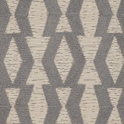 D.V. KAP HOME   24" x 24" Bold Appeal Pillow - Ash Farmhouse, Geometric    - 3750-A-2424