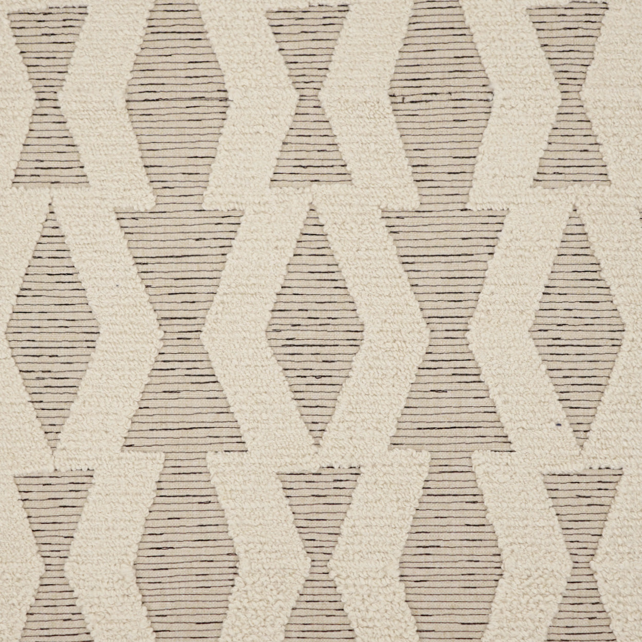 D.V. KAP HOME 3750-C-YARD Bold Appeal Fabric - Cream Farmhouse, Geometric  Ivory   - Bold Appeal