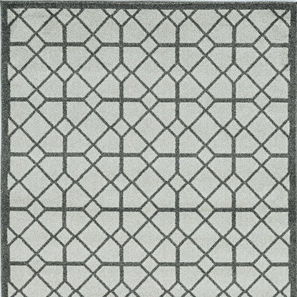 3' X 5' Ivory Or Grey Polypropylene Rug