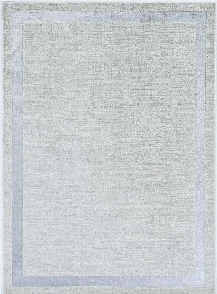 3' X 5' Gray and Ivory Area Rug