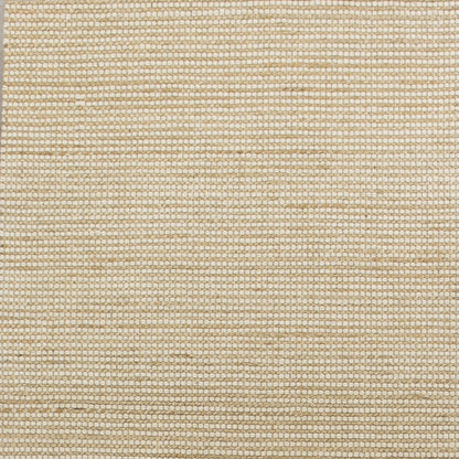 7' X 10' Tan and Ivory Wool Hand Woven Area Rug