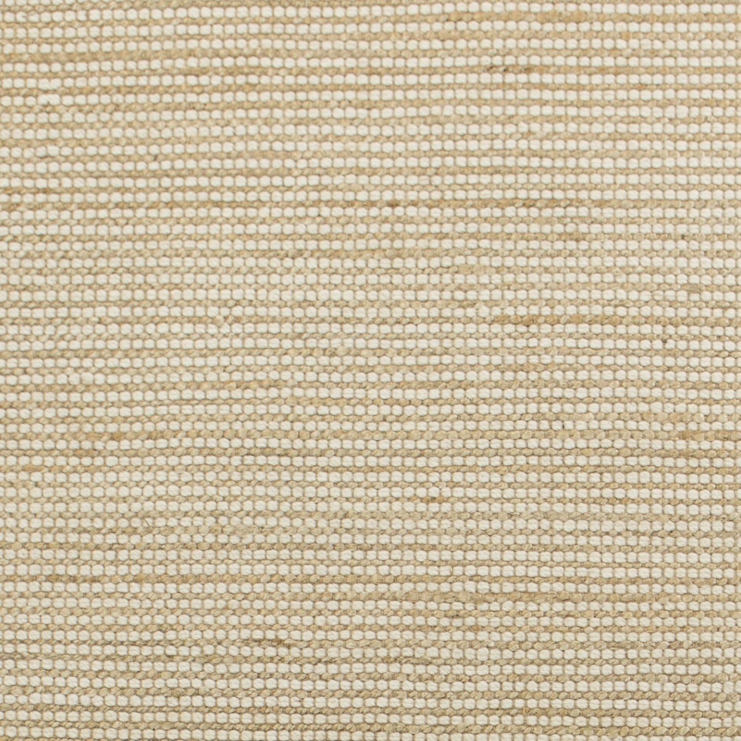 7' X 10' Ivory Hand Woven Wool And Jute Indoor Area Rug