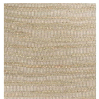 7' X 10' Tan and Ivory Wool Hand Woven Area Rug