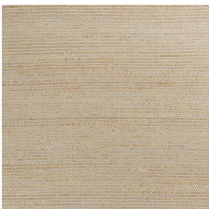 7' X 10' Tan and Ivory Wool Hand Woven Area Rug