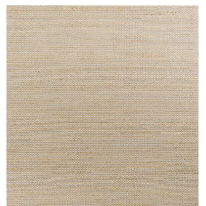 7' X 10' Tan and Ivory Wool Hand Woven Area Rug