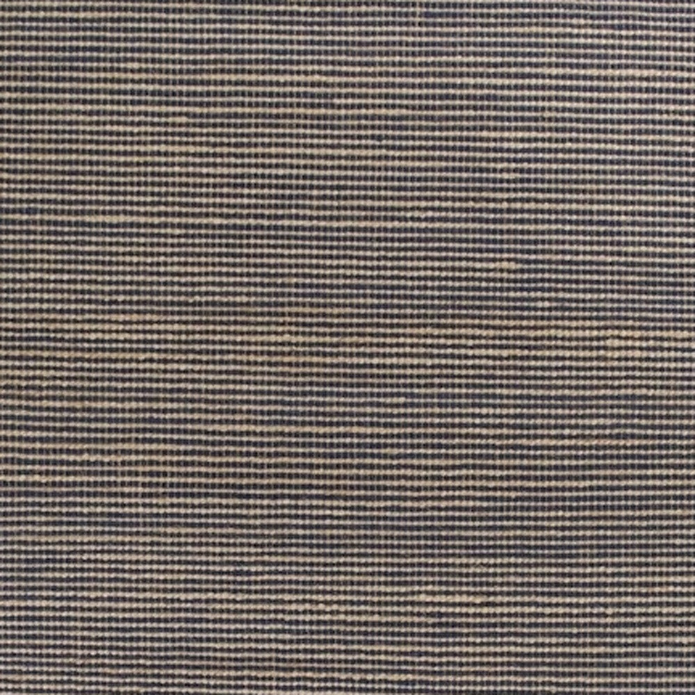 7' X 10' Blue Hand Woven Wool And Jute Indoor Area Rug