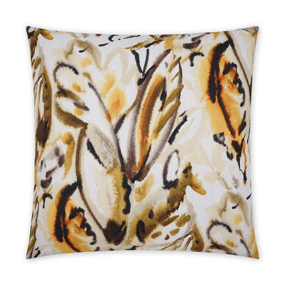 D.V. KAP HOME   24" x 24" Tisane Pillow - Sunflower Abstract, Floral    - 3752-S-2424
