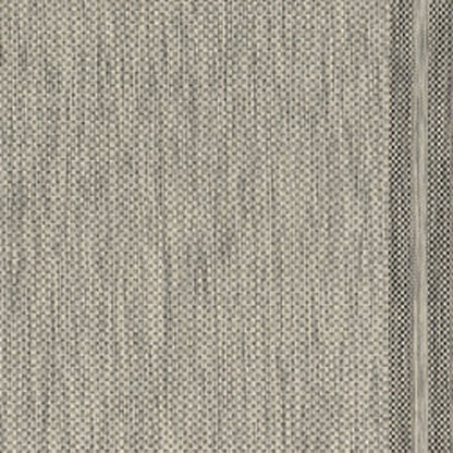 3' X 4' Gray Striped Indoor Outdoor Area Rug